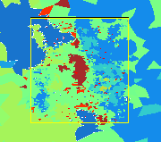 Urban scale simulations - land use